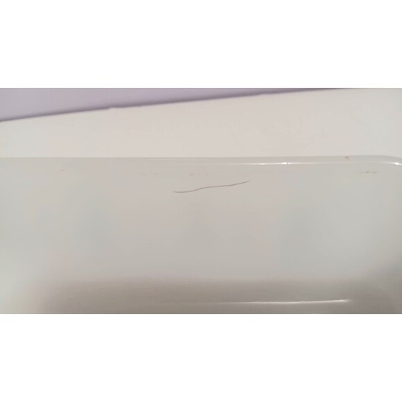 Fire King Anchor Hocking White Square Casserole 8"  Dish Candle Glow - Picture 5 of 10